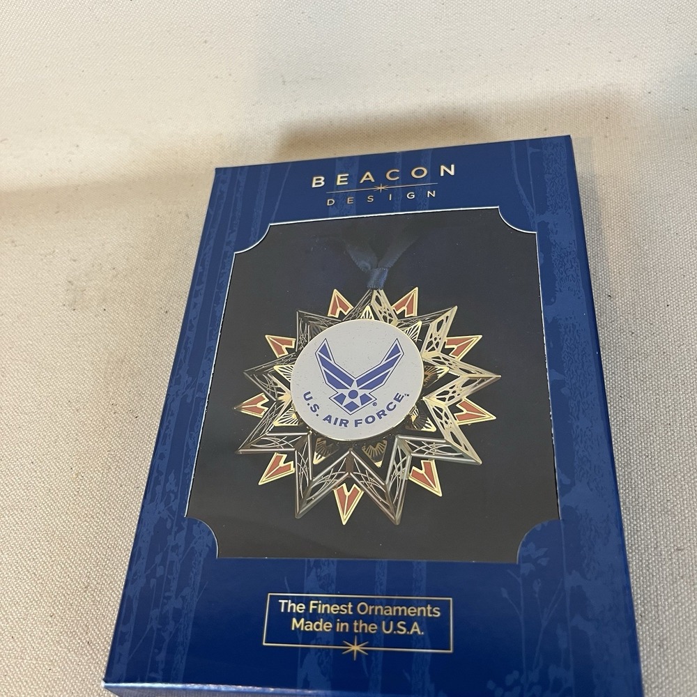 Beacon Design 61412 U.S. Air Force‎ Star Ornament 3" - Picture 2 of 8